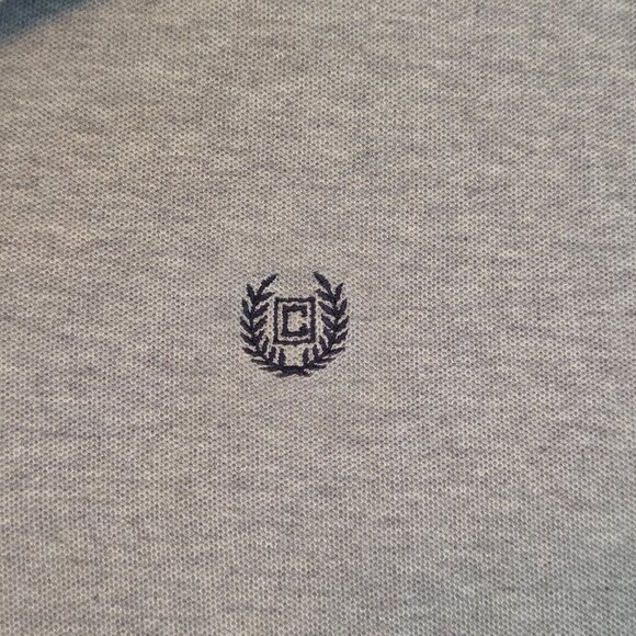 CHAPS Men’s Classic Heather Grey 100% Cotton Polo Shirt, Size L - Picture 4 of 6